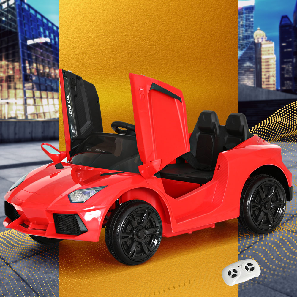 Rigo Kids Electric Ride On Car Ferrari-Inspired Toy Cars Remote 12V Red - Image 7