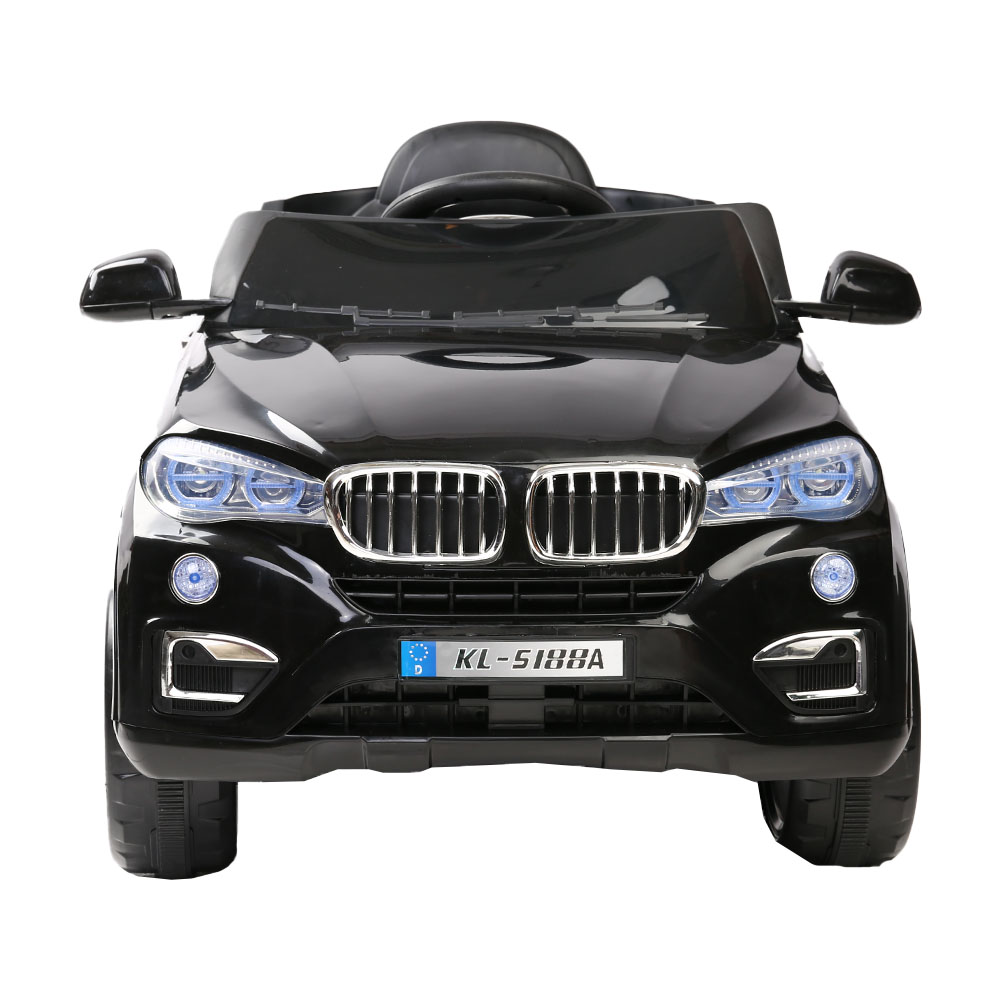 Rigo Kids Electric Ride On Car SUV BMW-Inspired X5 Toy Cars Remote 6V Black - Image 3