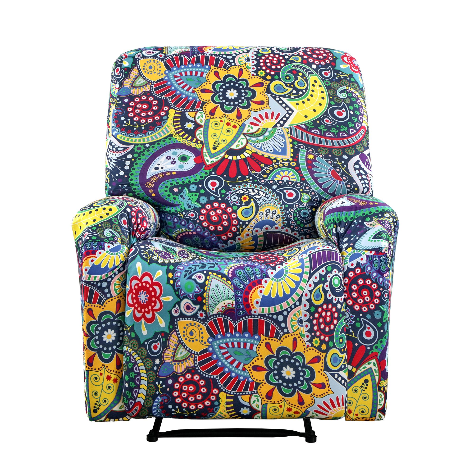 Artiss Stretch Kids Recliner Cover 4-Pieces Recliner Chair Slipcovers Printed Polyester - Image 3