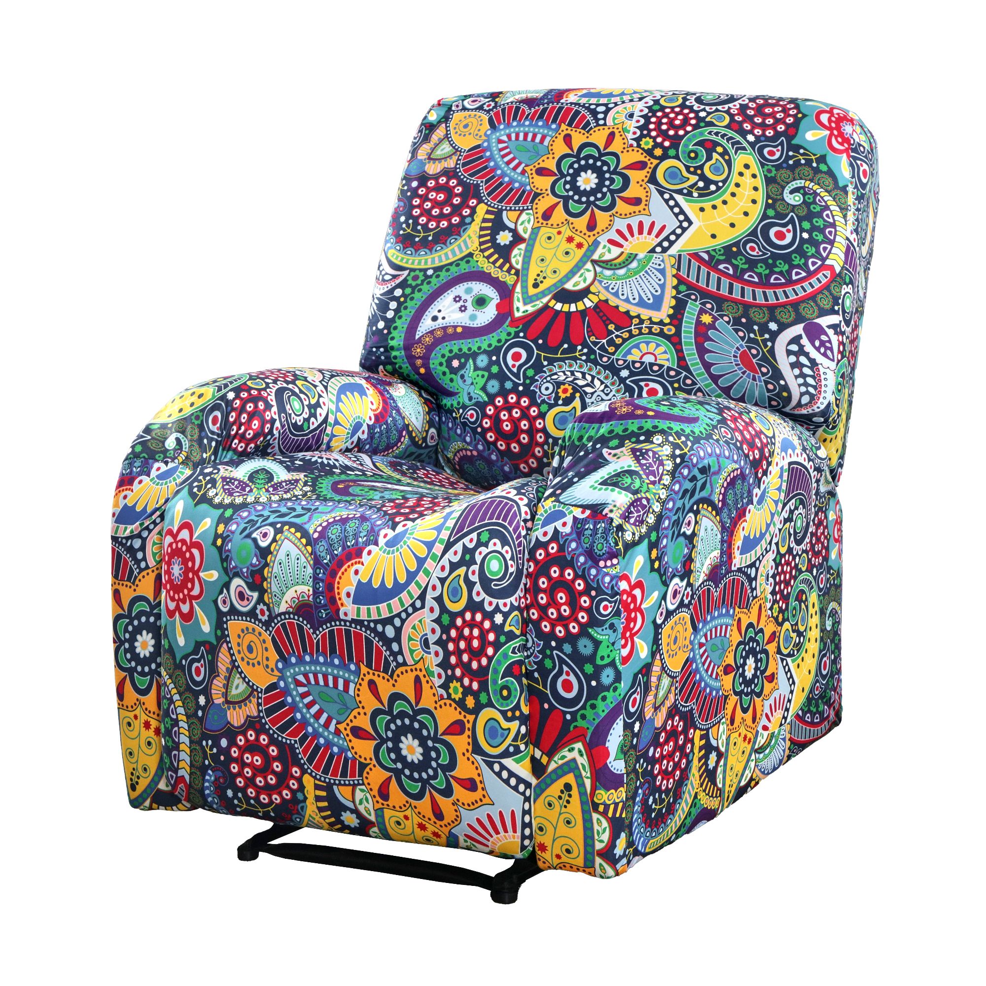 Artiss Stretch Kids Recliner Cover 4-Pieces Recliner Chair Slipcovers Printed Polyester - Image 8