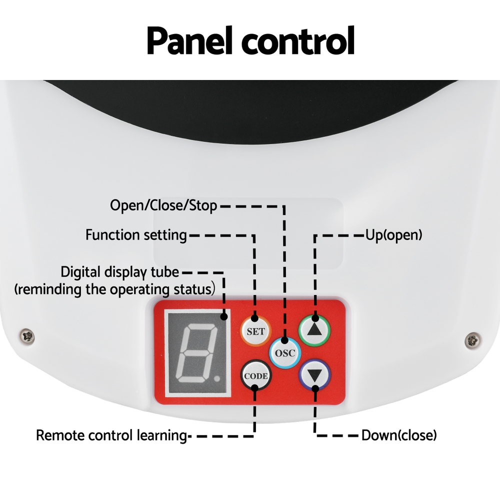 UL-tech Garage Roller Door Opener 800N Motor Auto Safety Reverse 220V - Image 8