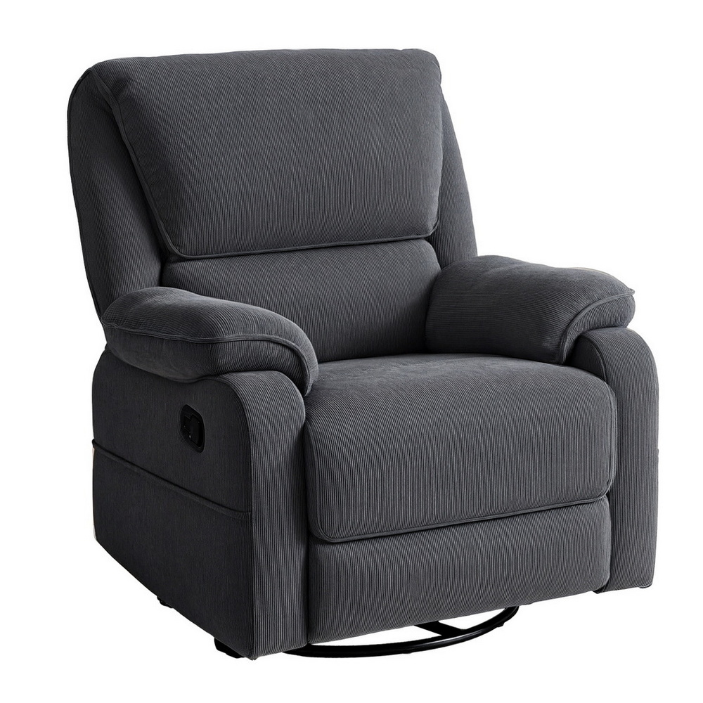 Artiss Rocking Recliner Chair 360 Swivel Massage Heated Reclining Chairs - Image 1