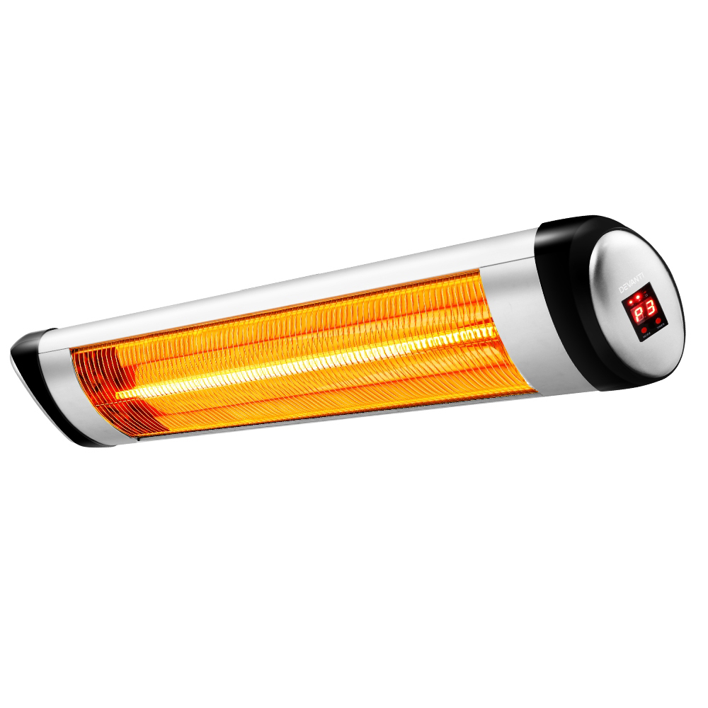 Devanti Electric Strip Heater Radiant Heaters 1500W - Image 1