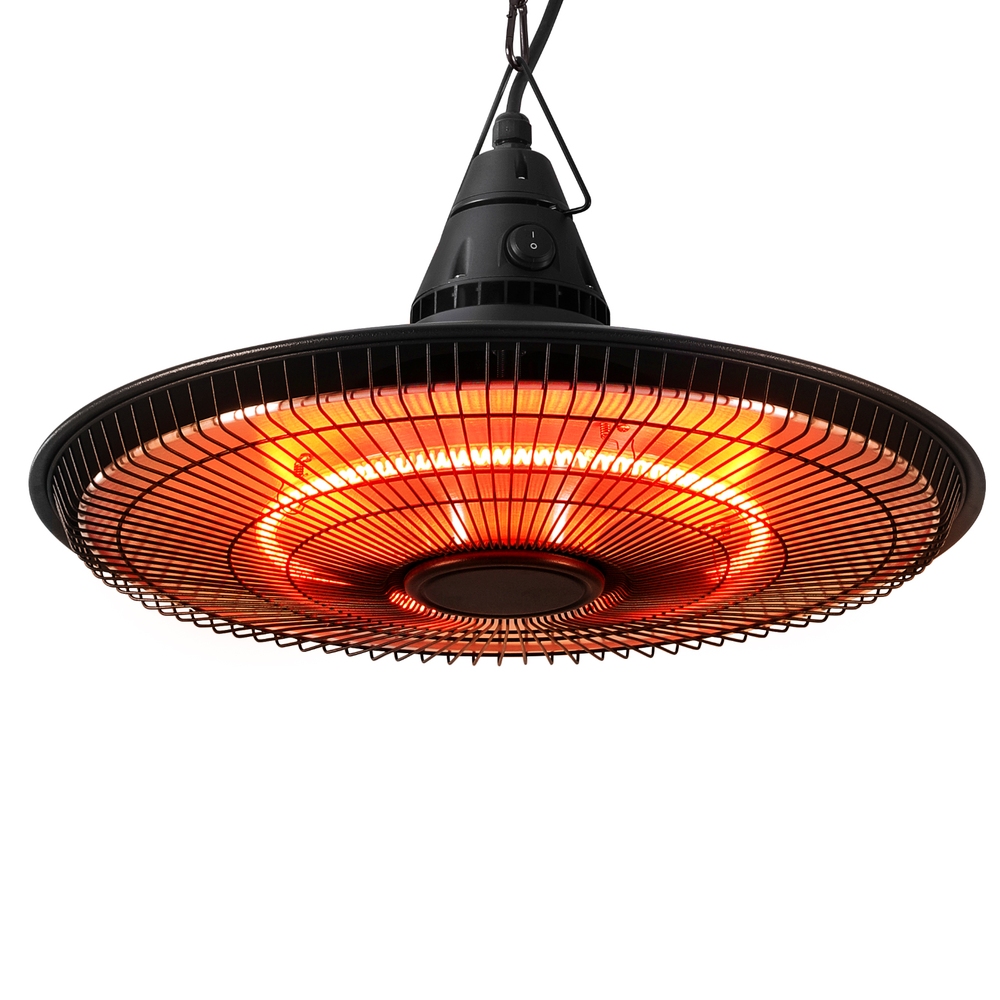 Devanti 1500W Hanging Electric Patio Heater - Image 1