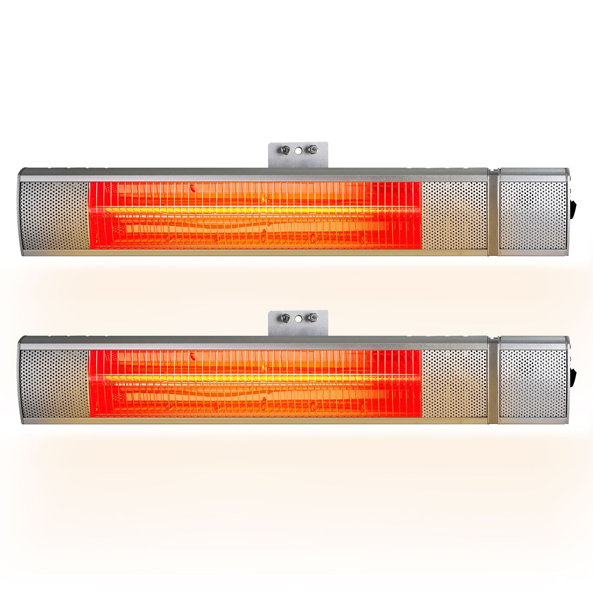 Devanti 2PCS Electric Strip Heater Radiant Infrared Heaters Remote Control 2000W - Image 3