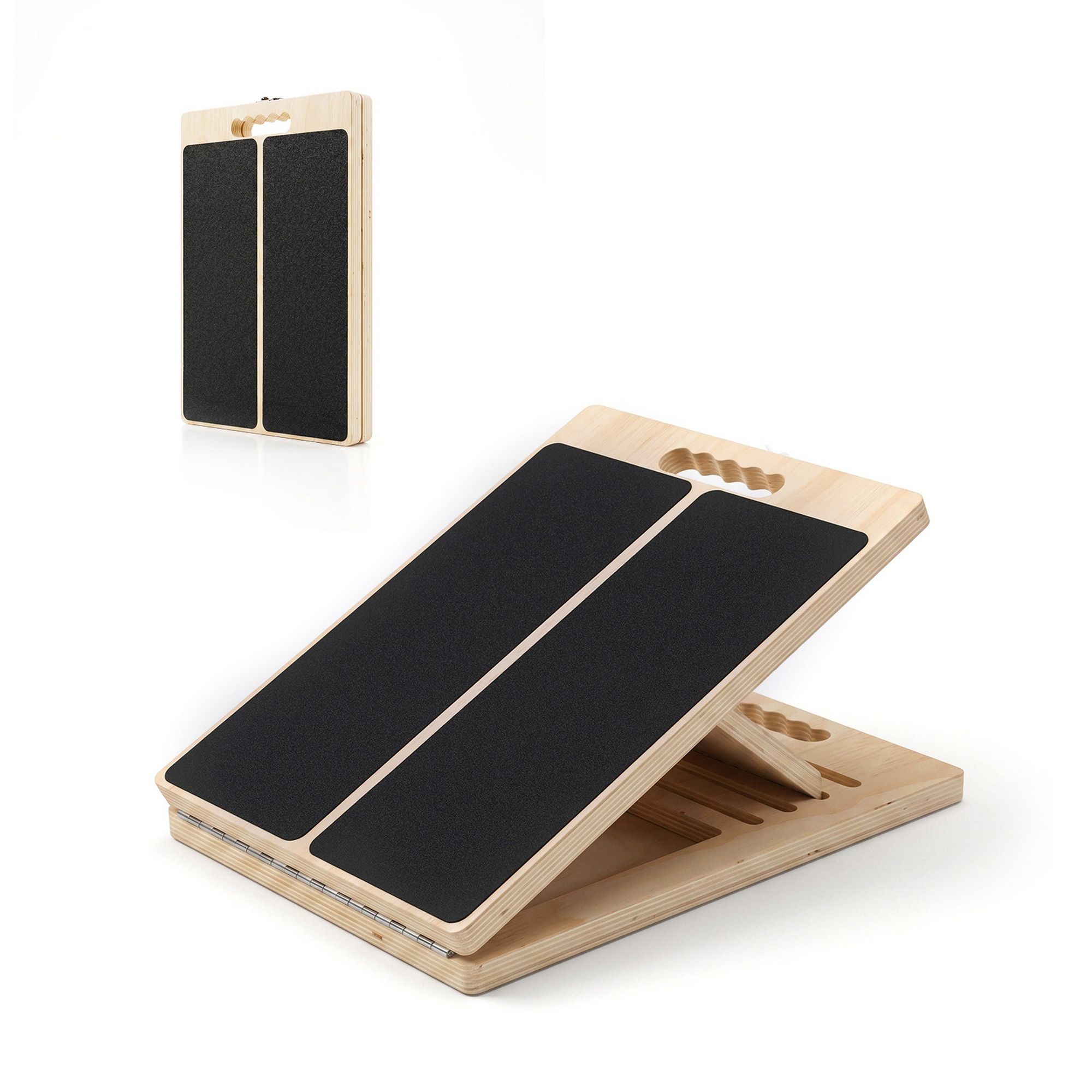 Everfit Wooden Slant Board for Squat & Calf Stretch 5 Angle Foldable Home Gym - Image 1