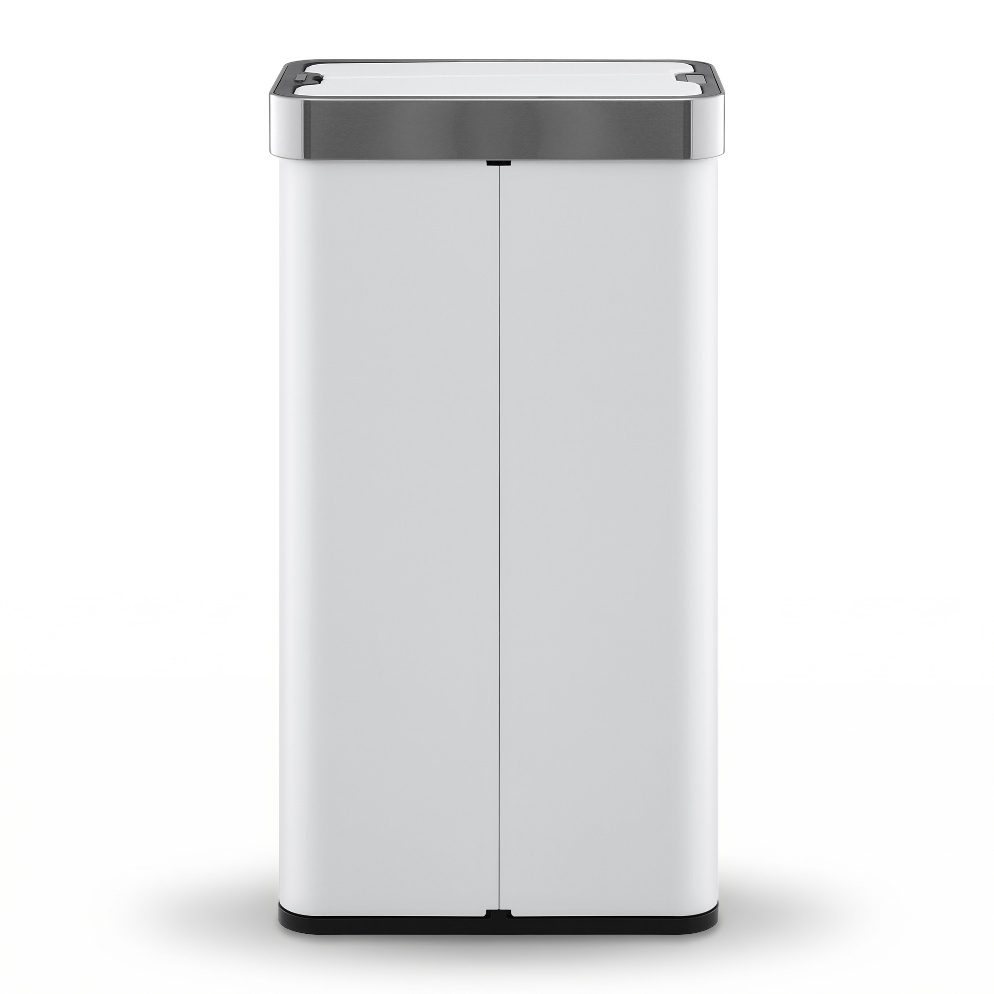 Devanti Rubbish Bin 70L Automatic Sensor Kitchen Bin, Slim Smart Garbage Can Touchless Rectangular with Liner Holder, Fully Closed Lid for Bedroom, Bathroom, Living Room, White - Image 3