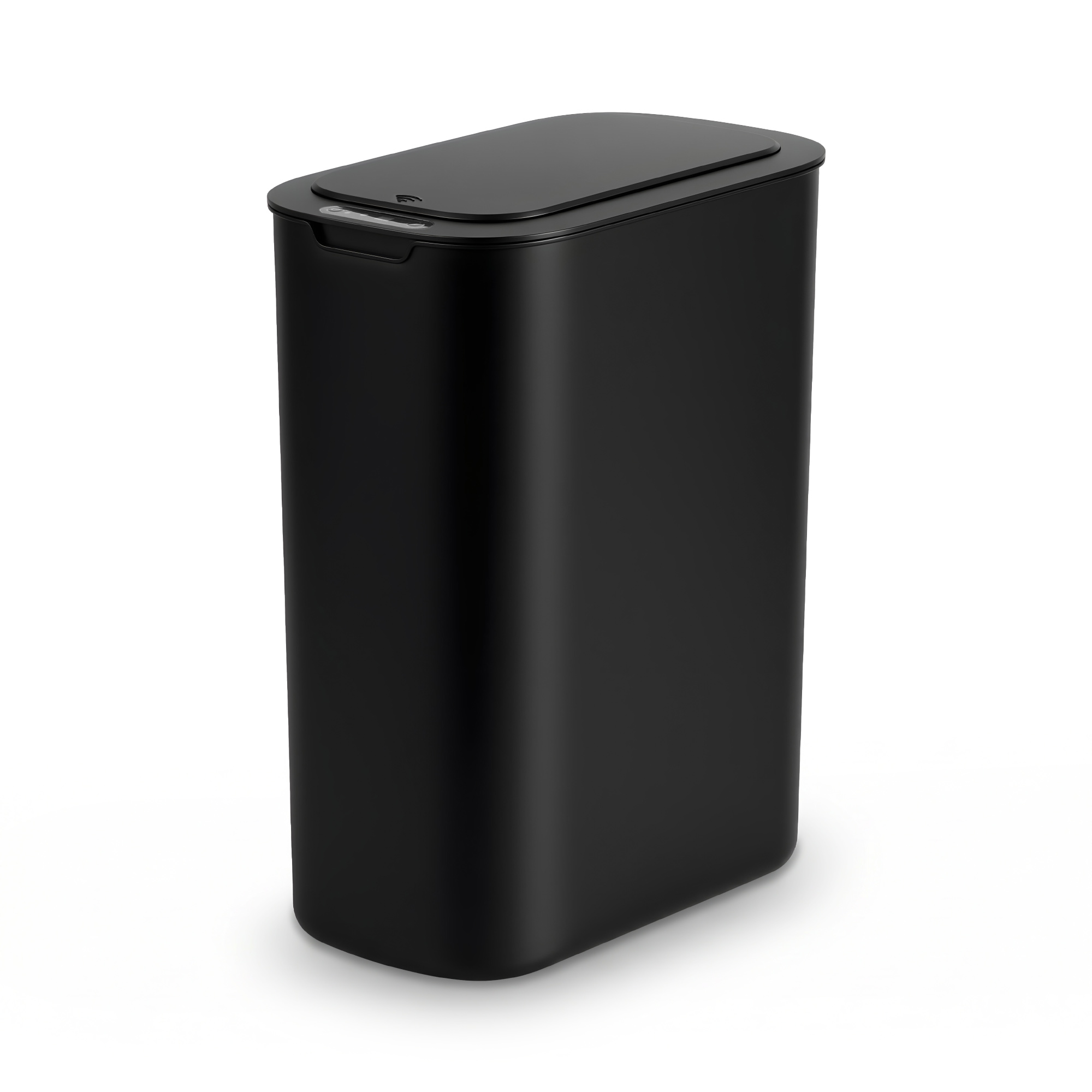 Devanti Automatic Trash Bin with Lid 25L Motion Sensor Kitchen Bin Touchless Garbage Can Plastic Slim Rubbish Bin with Liner Holder for Kitchen, Home, Office, Black - Image 1