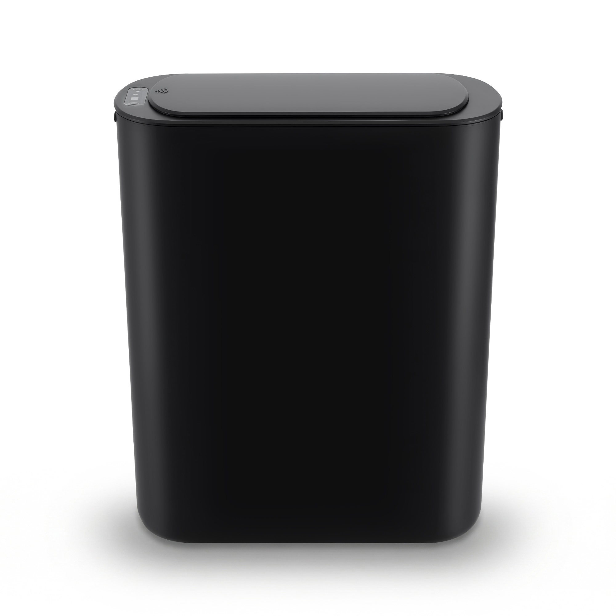 Devanti Automatic Trash Bin with Lid 25L Motion Sensor Kitchen Bin Touchless Garbage Can Plastic Slim Rubbish Bin with Liner Holder for Kitchen, Home, Office, Black - Image 3