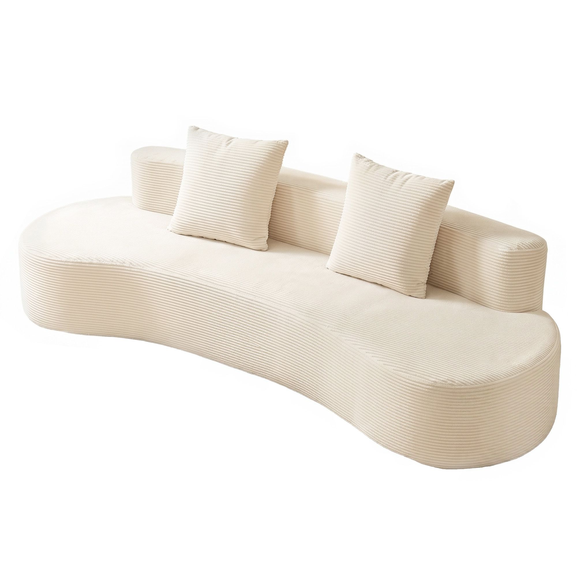 Artiss 228cm Modular Sofa Bed Sectional Boneless Couches for Living Room No Assembly Required - Image 1