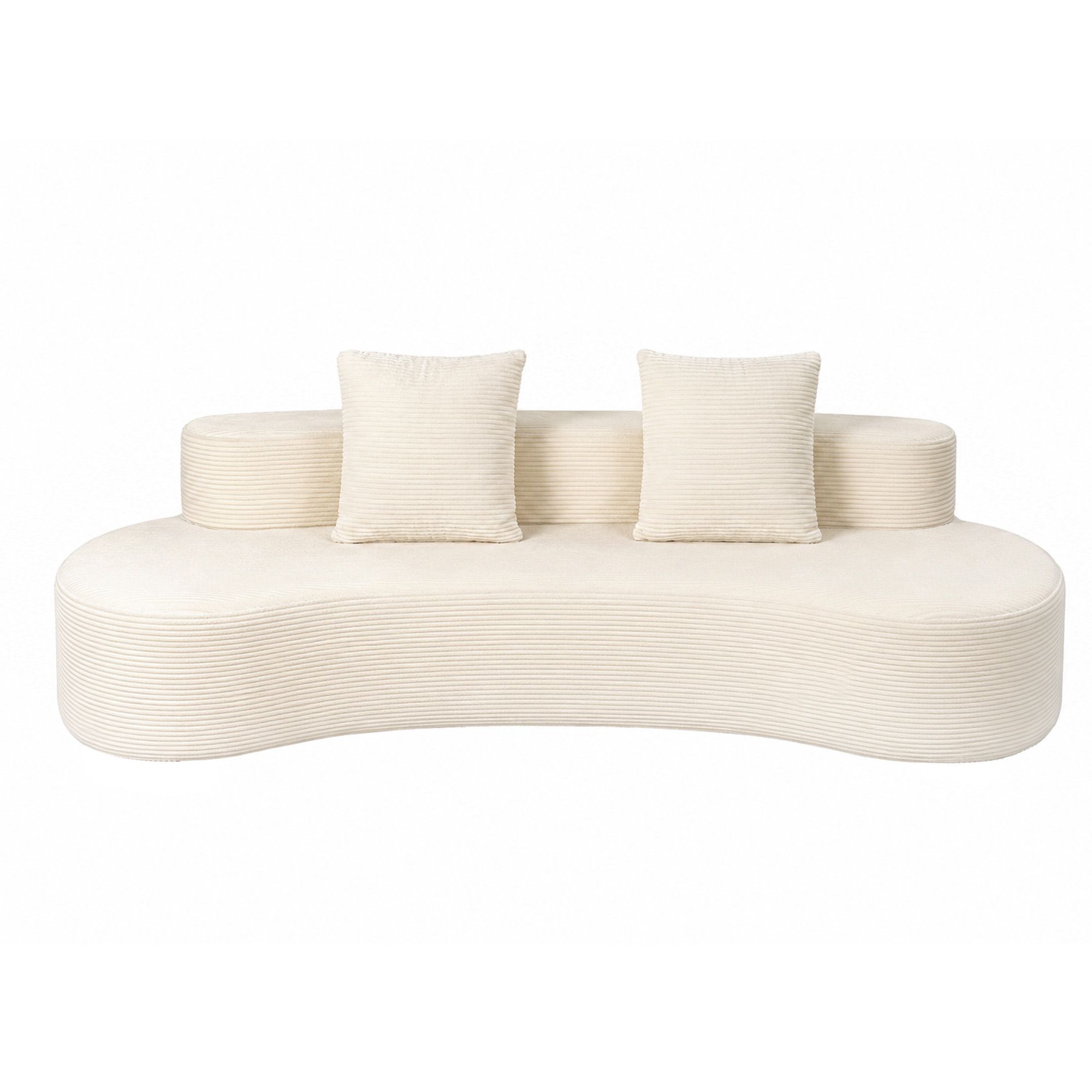 Artiss 228cm Modular Sofa Bed Sectional Boneless Couches for Living Room No Assembly Required - Image 3