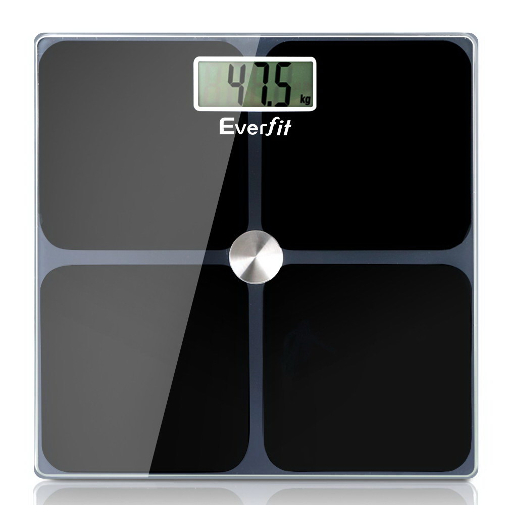 Everfit Electronic Digital Bathroom Scale Weighing Tracker Gym 180KG - Image 1