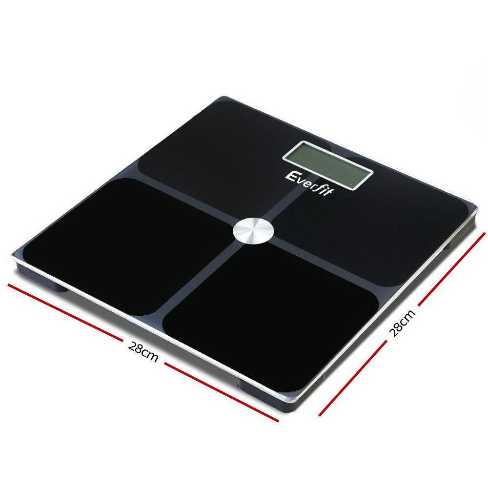 Everfit Electronic Digital Bathroom Scale Weighing Tracker Gym 180KG - Image 2