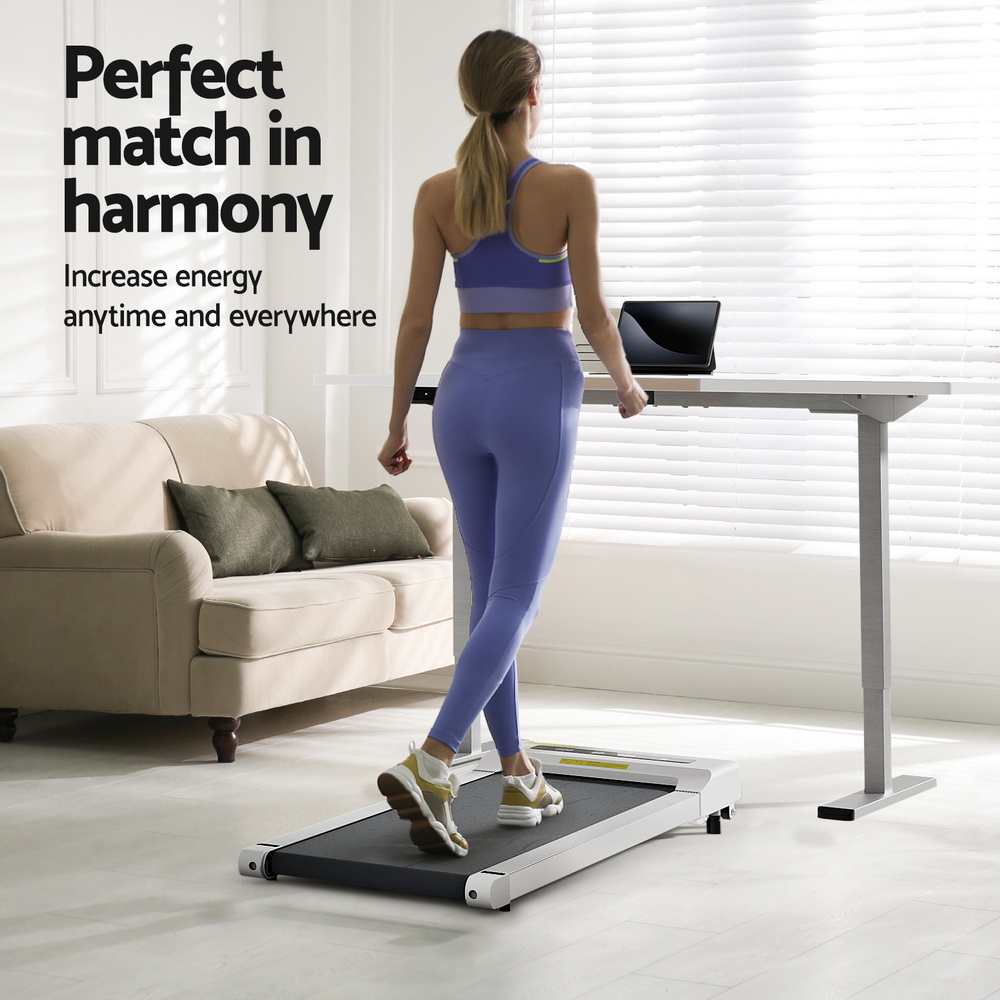 Artiss 360mm Treadmill Electric Walking Pad with140cm Automatic Standing Desk - Image 4