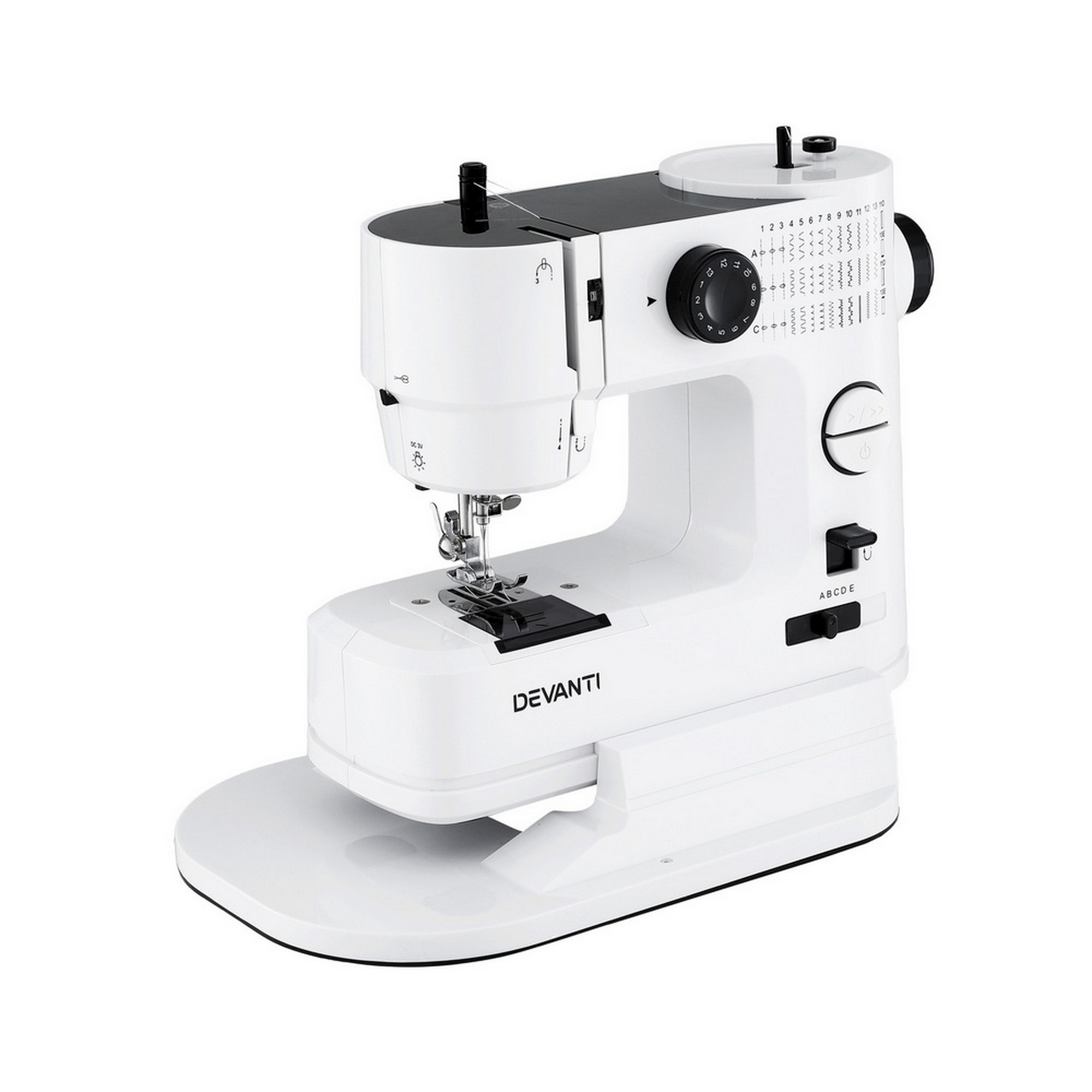 Devanti 39 Stitches Mini Sewing Machine Portable Sewing Machine Kit - Image 3