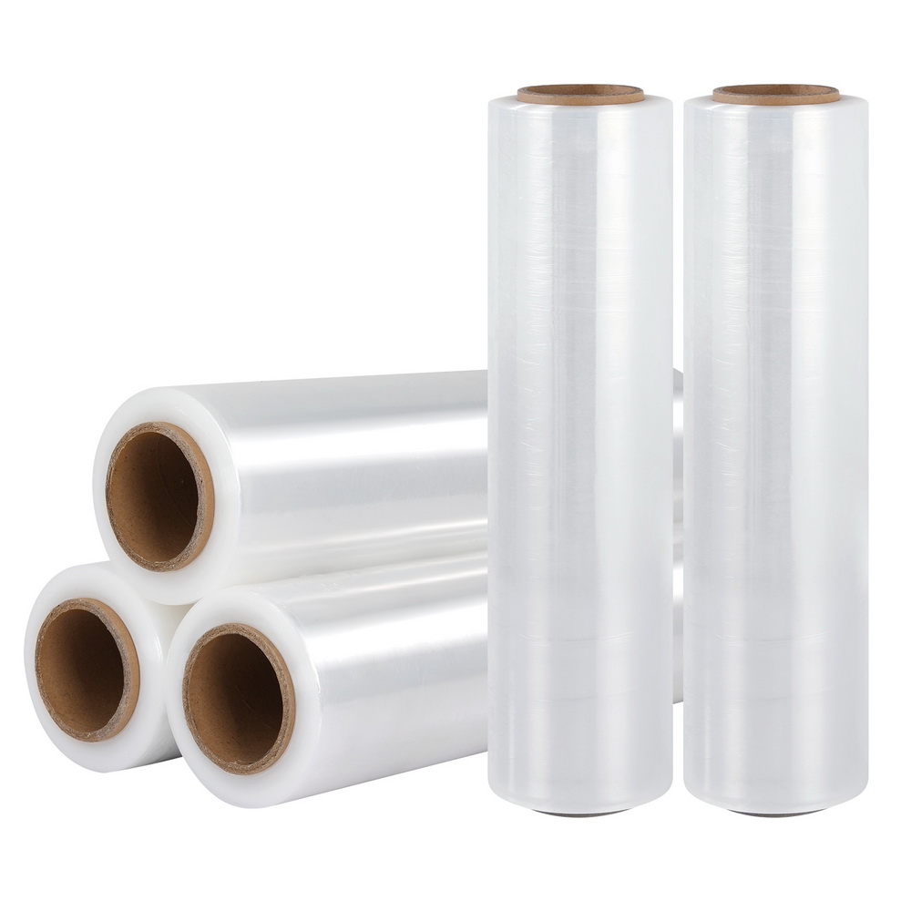 500mm x 400m Stretch Film Pallet Shrink Wrap 5 Rolls Package Use Plastic Clear - Image 1
