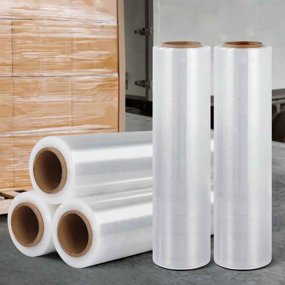 500mm x 400m Stretch Film Pallet Shrink Wrap 5 Rolls Package Use Plastic Clear - Image 7