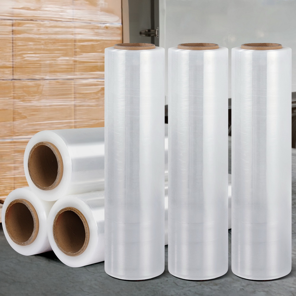 500mm x 400m Stretch Film Pallet Shrink Wrap 6 Rolls Package Use Plastic Clear - Image 7