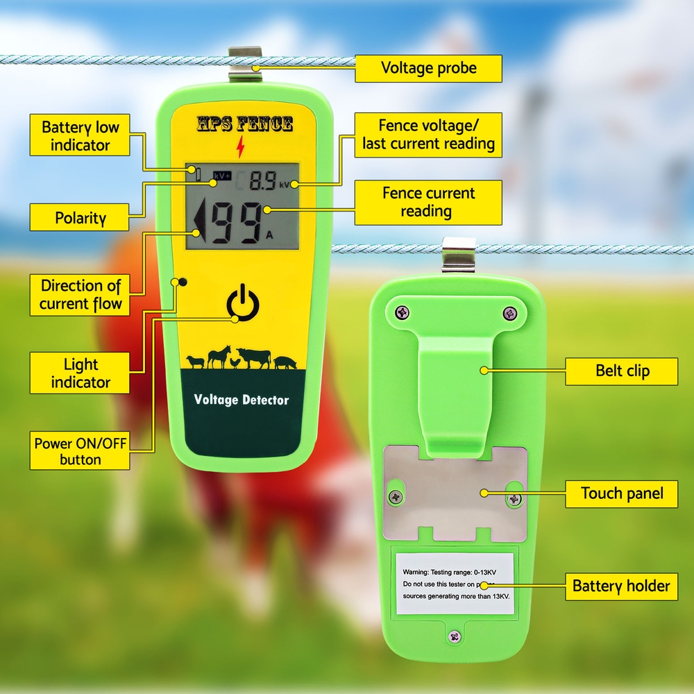 Giantz Digital Electric Fence Tester Fault Finder voltage tester fault 13KV - Image 5