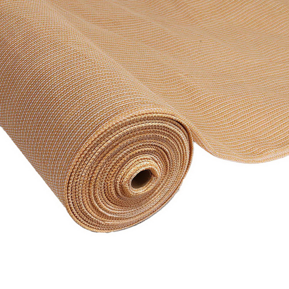Instahut 50% Shade Cloth 1.83x10m Shadecloth Sail Hevy Duty Beige - Image 8
