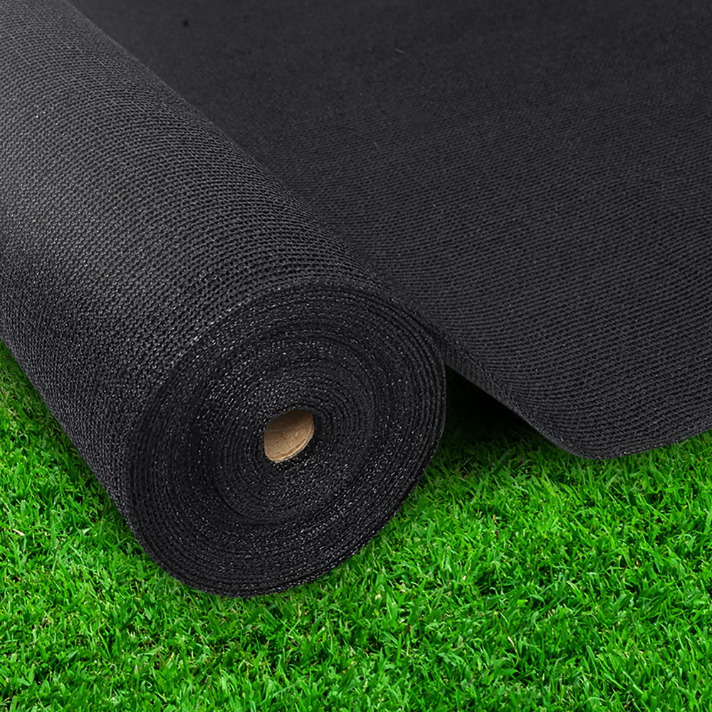 Instahut 90% Shade Cloth 1.83x20m Shadecloth Sail Heavy Duty Black - Image 1