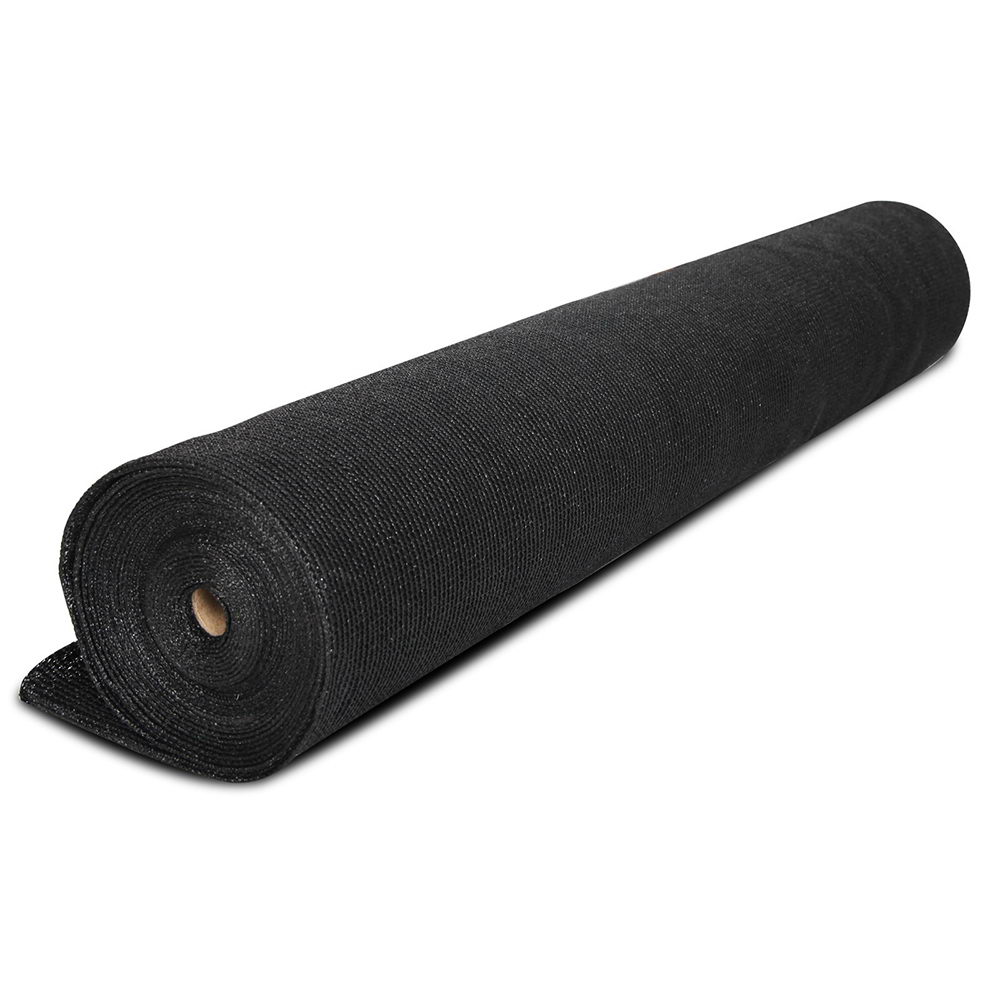 Instahut 90% Shade Cloth 1.83x20m Shadecloth Sail Heavy Duty Black - Image 3