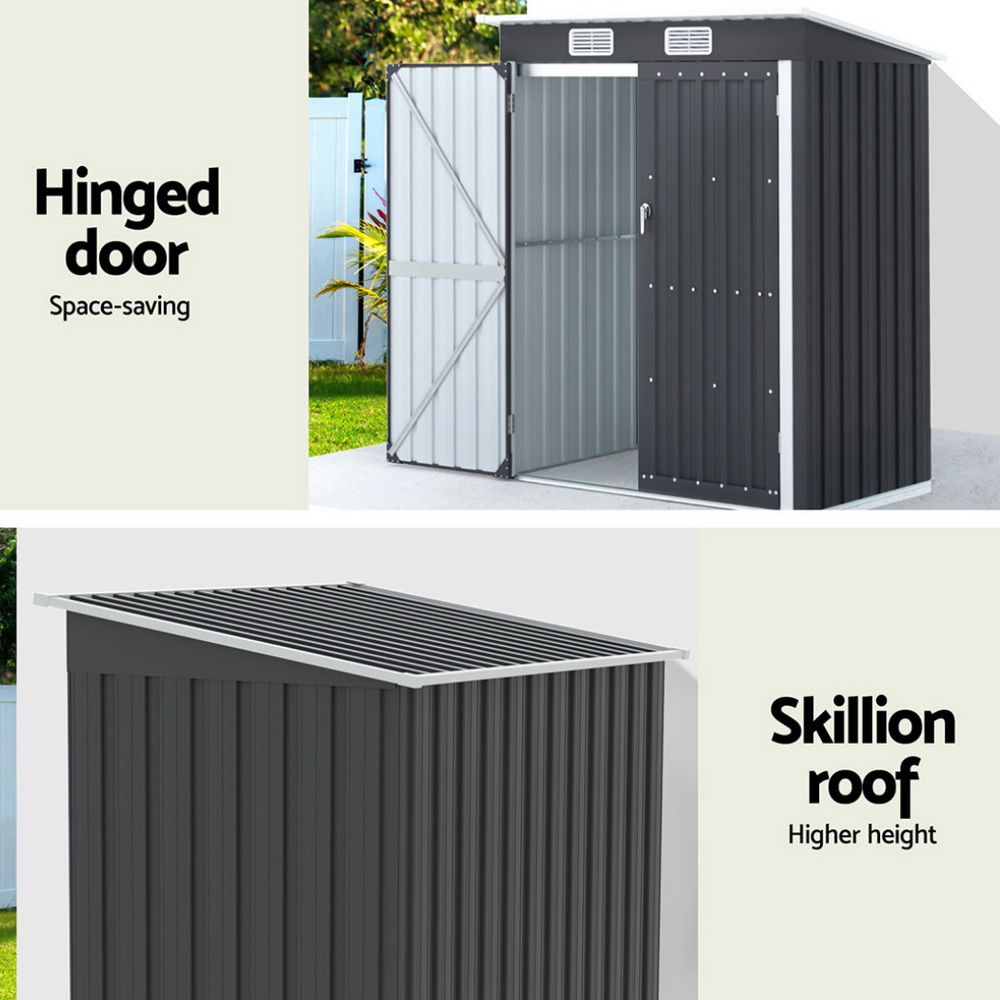 Giantz Garden Shed 1.62x1M Outdoor Storage Tool Workshop House Shelter - Image 5
