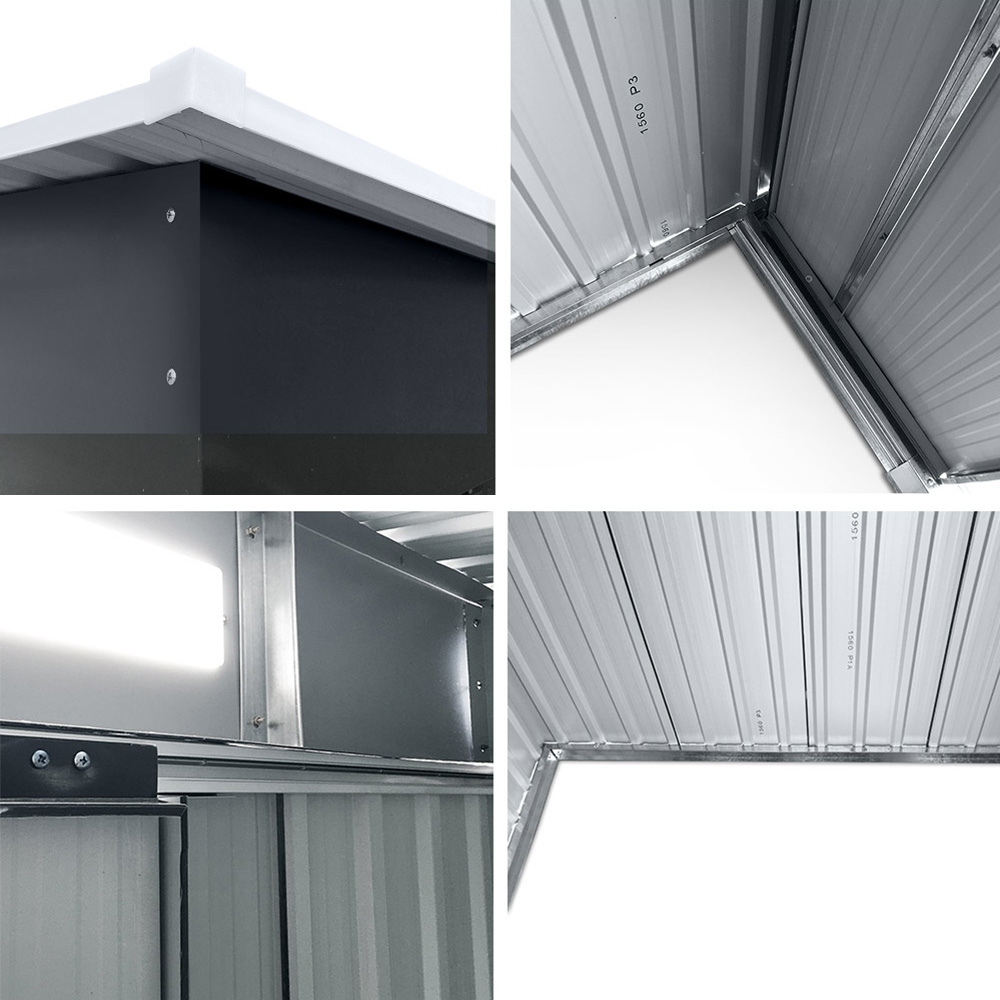 Giantz Garden Shed 1.94x1.21M Sheds Outdoor Storage Workshop House Tool Shelter Sliding Door - Image 6