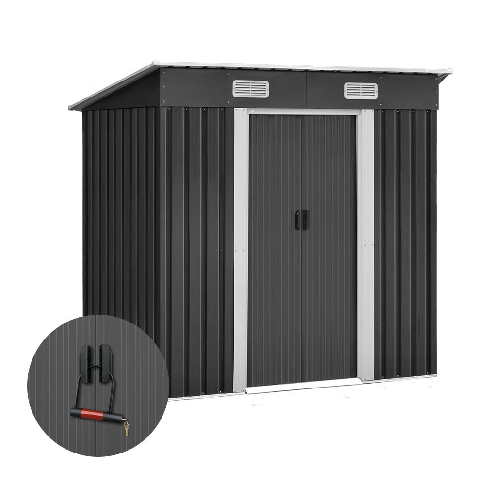 Giantz Garden Shed 1.94x1.21M Sheds Outdoor Storage Workshop House Tool Shelter Sliding Door - Image 8