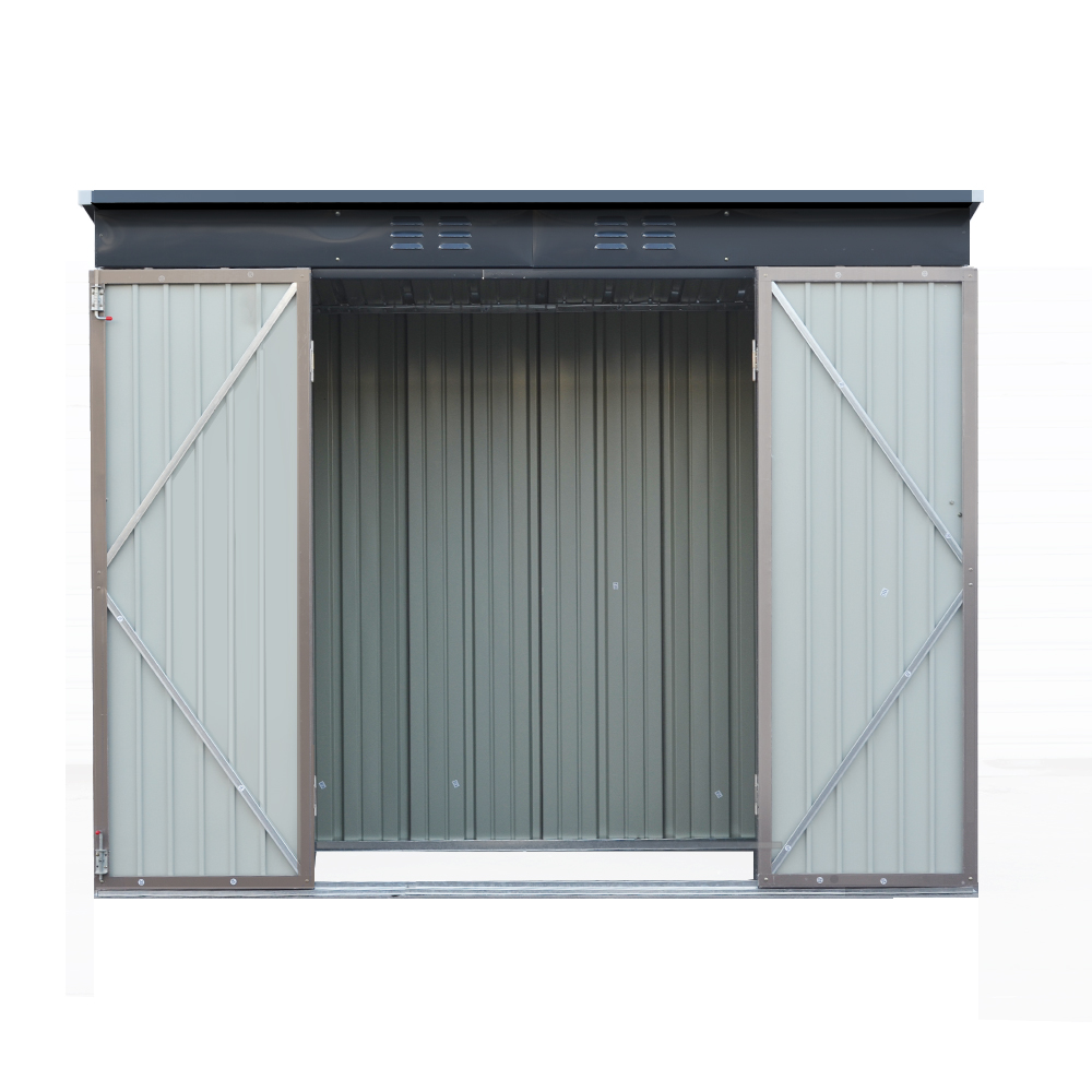 Giantz Garden Shed 2.31x1.31M Sheds Outdoor Storage Tool Metal Workshop Shelter Double Door - Image 3