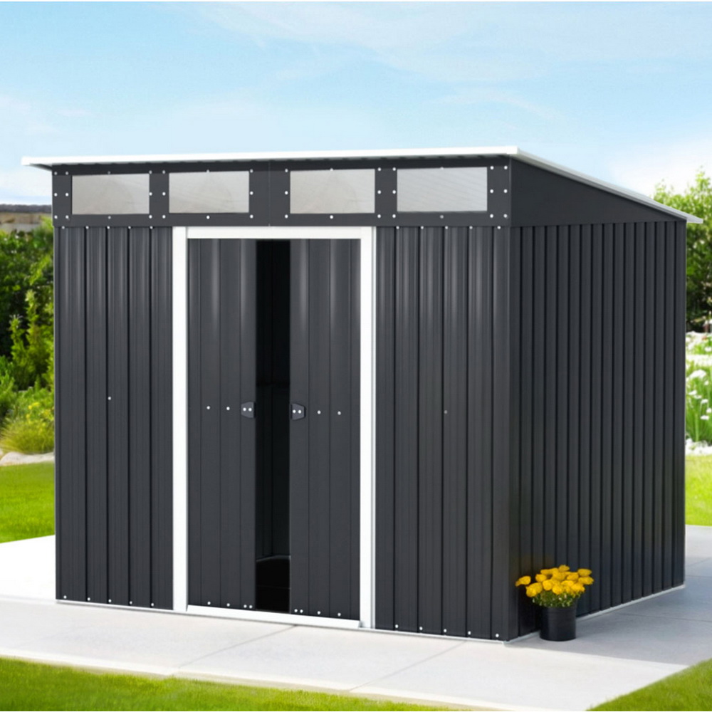 Giantz Garden Shed 2.38x1.99M Outdoor Storage Tool Workshop House Shelter - Image 1