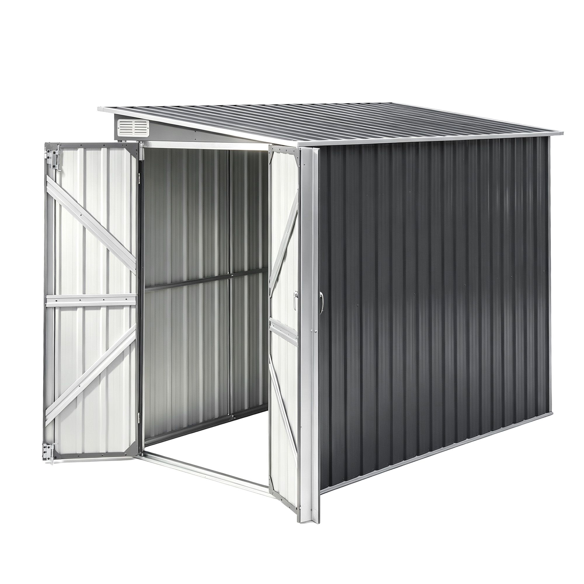 Giantz Garden Shed 118x238cm Lean To Bike Shelter Backyard Outdoor Storage - Image 1