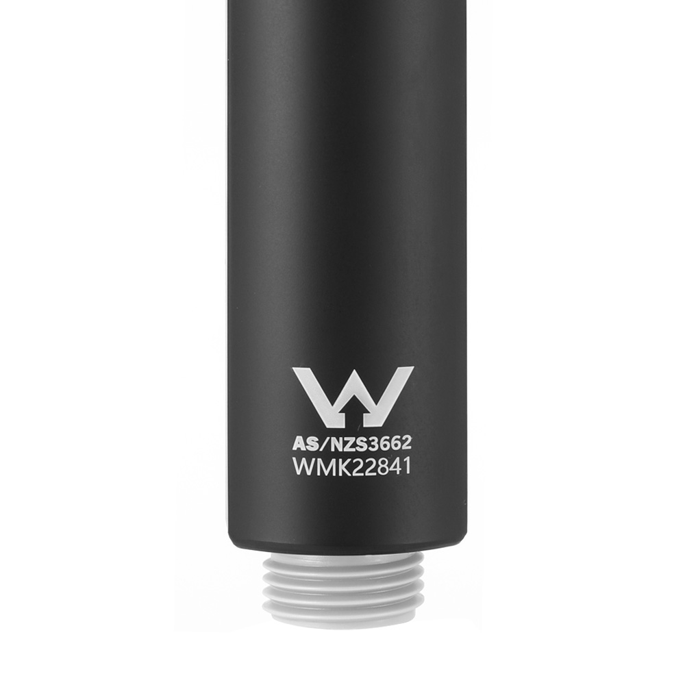 Handheld Shower Head 3.1'' High Pressure 3 Spray Modes Square Black - Image 4