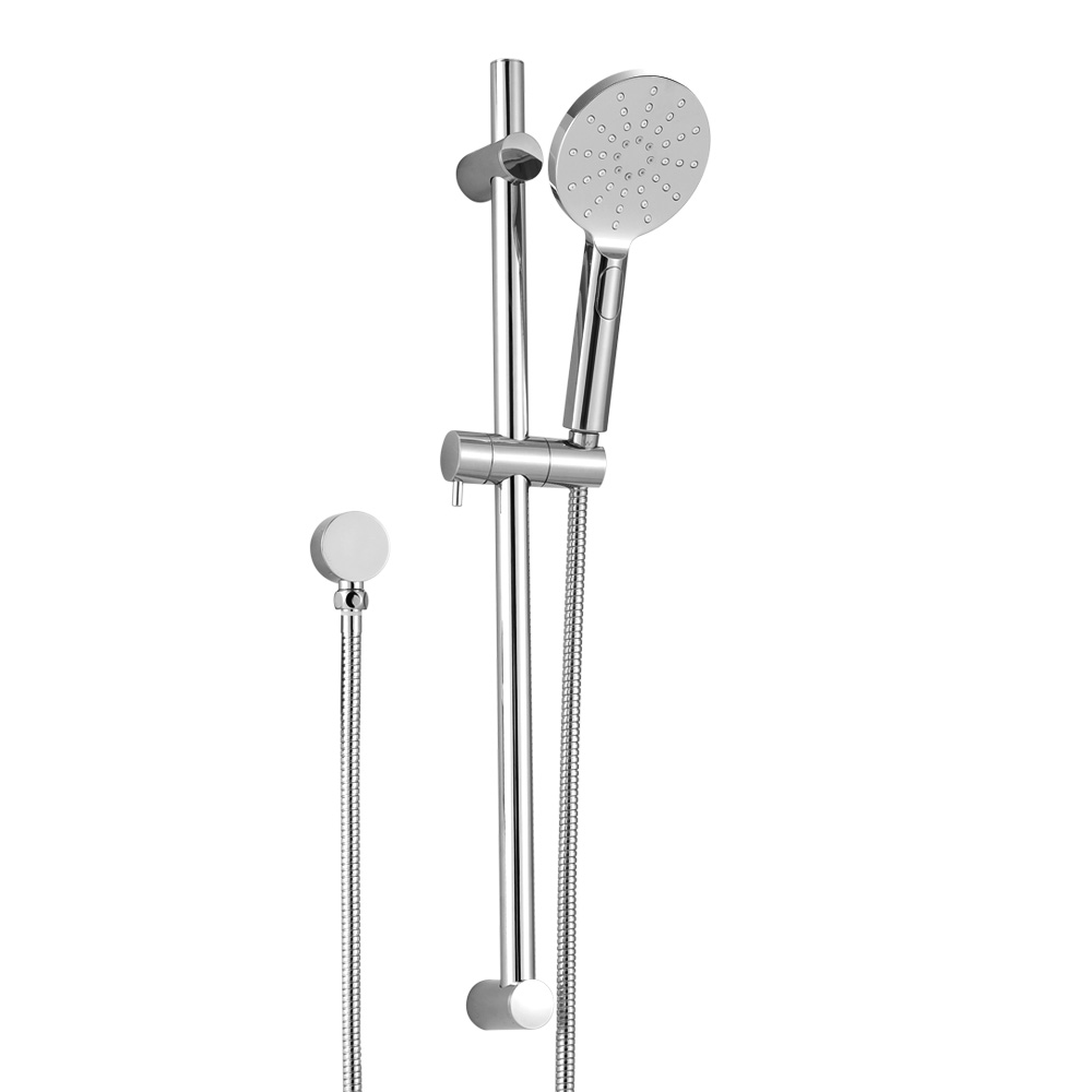 Handheld Shower Head Wall Holder 4.7'' High Pressure Adjustable 3 Modes Chrome - Image 1