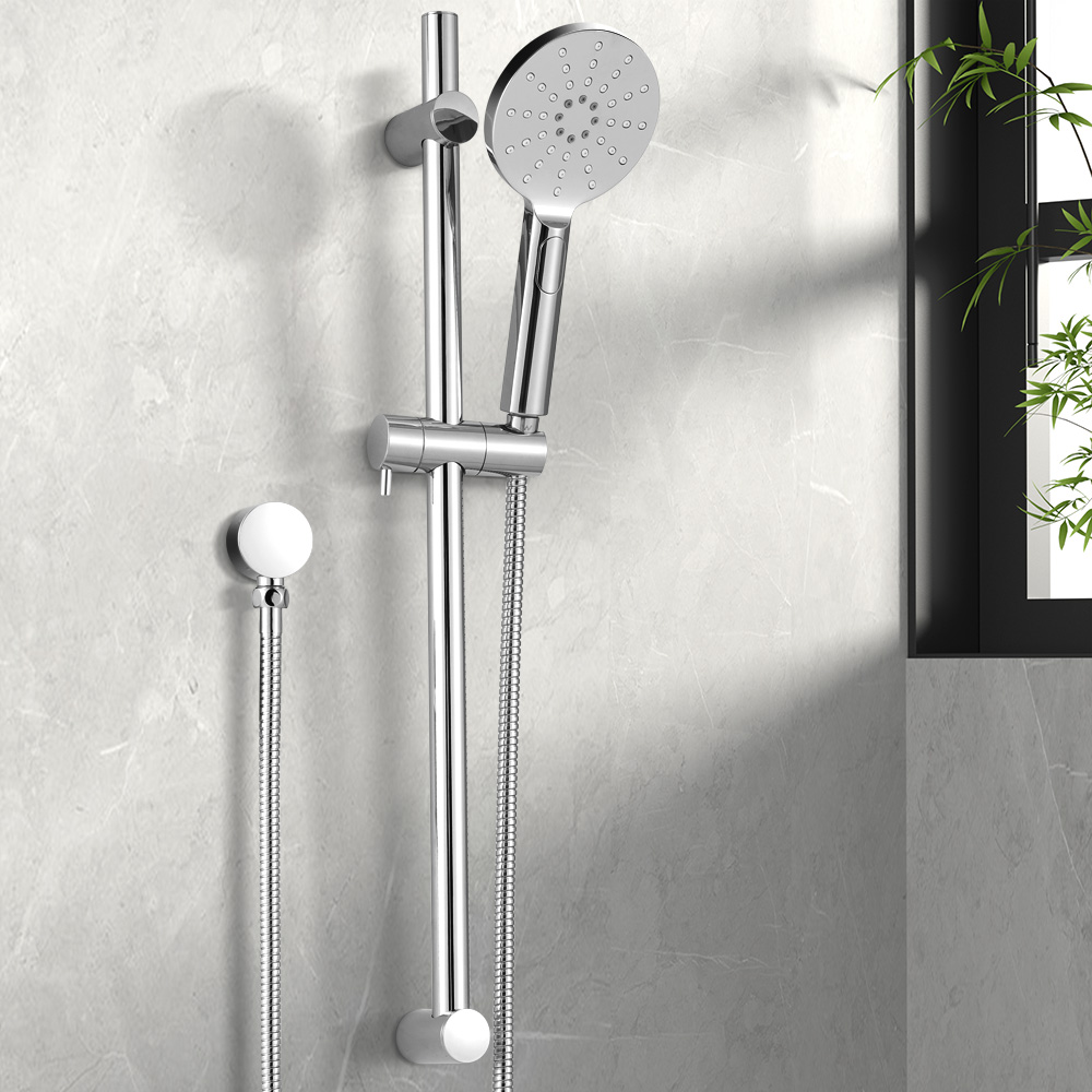 Handheld Shower Head Wall Holder 4.7'' High Pressure Adjustable 3 Modes Chrome - Image 6
