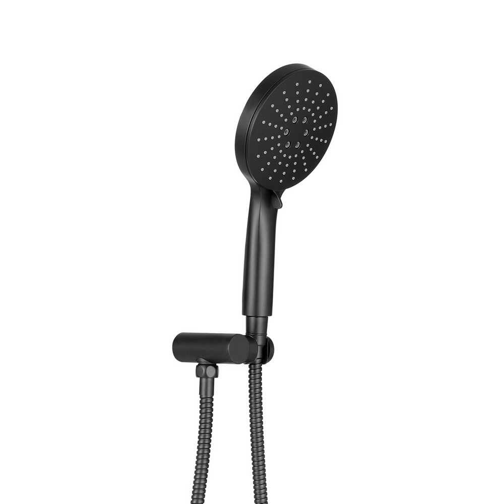Handheld Shower Head Holder 4.7'' High Pressure Black - Image 1