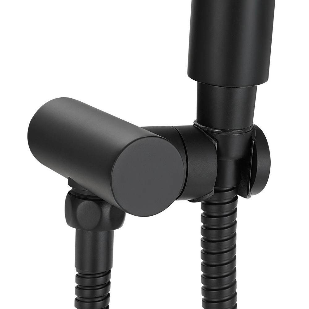 Handheld Shower Head Holder 4.7'' High Pressure Black - Image 5
