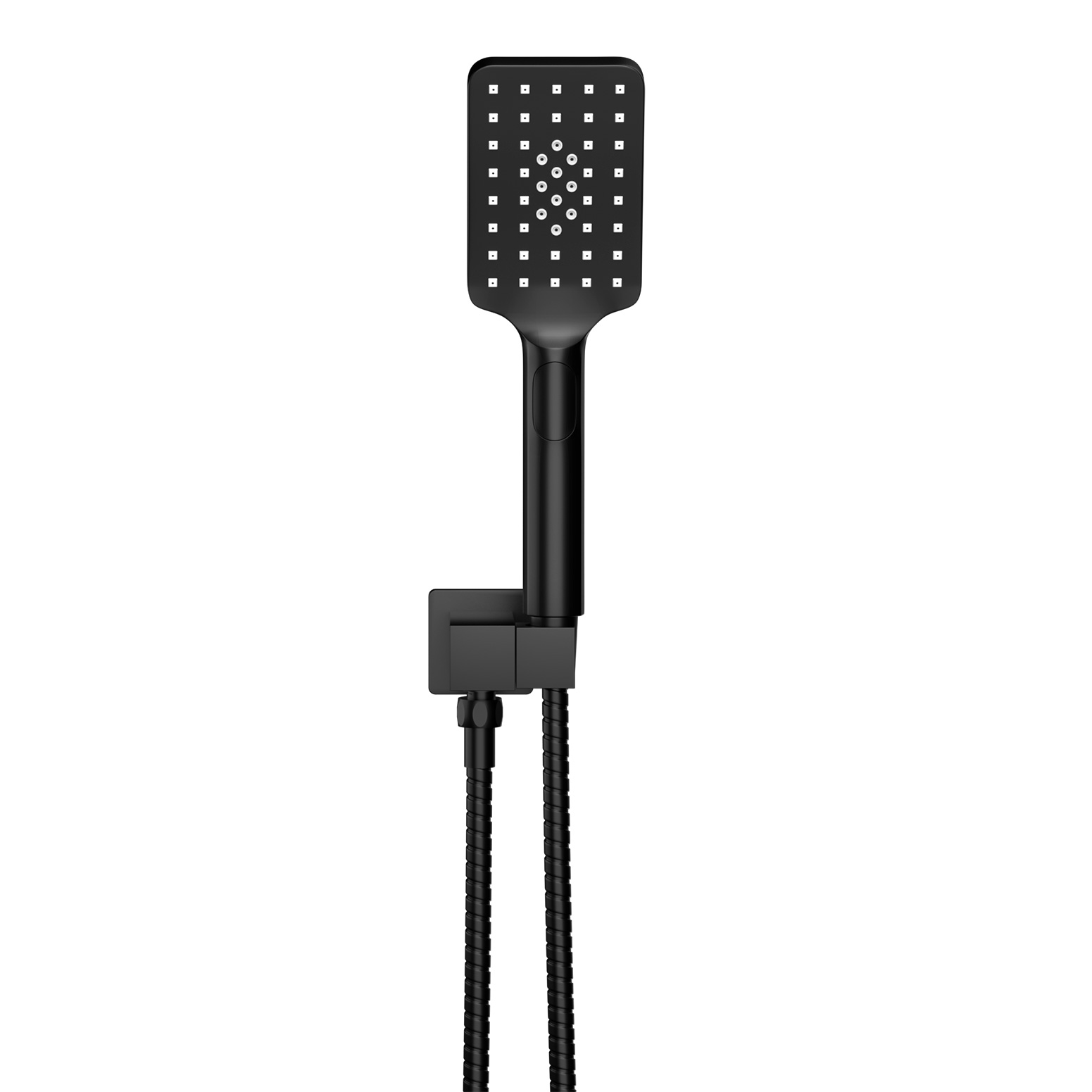 Handheld Shower Head Holder 3.1'' High Pressure Black - Image 3