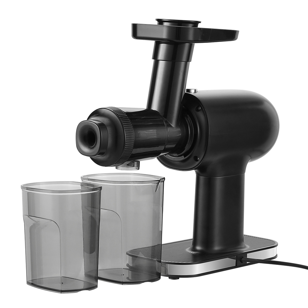 Devanti Cold Press Slow Juicer Fruit Juice Extractor 160W Black - Image 1