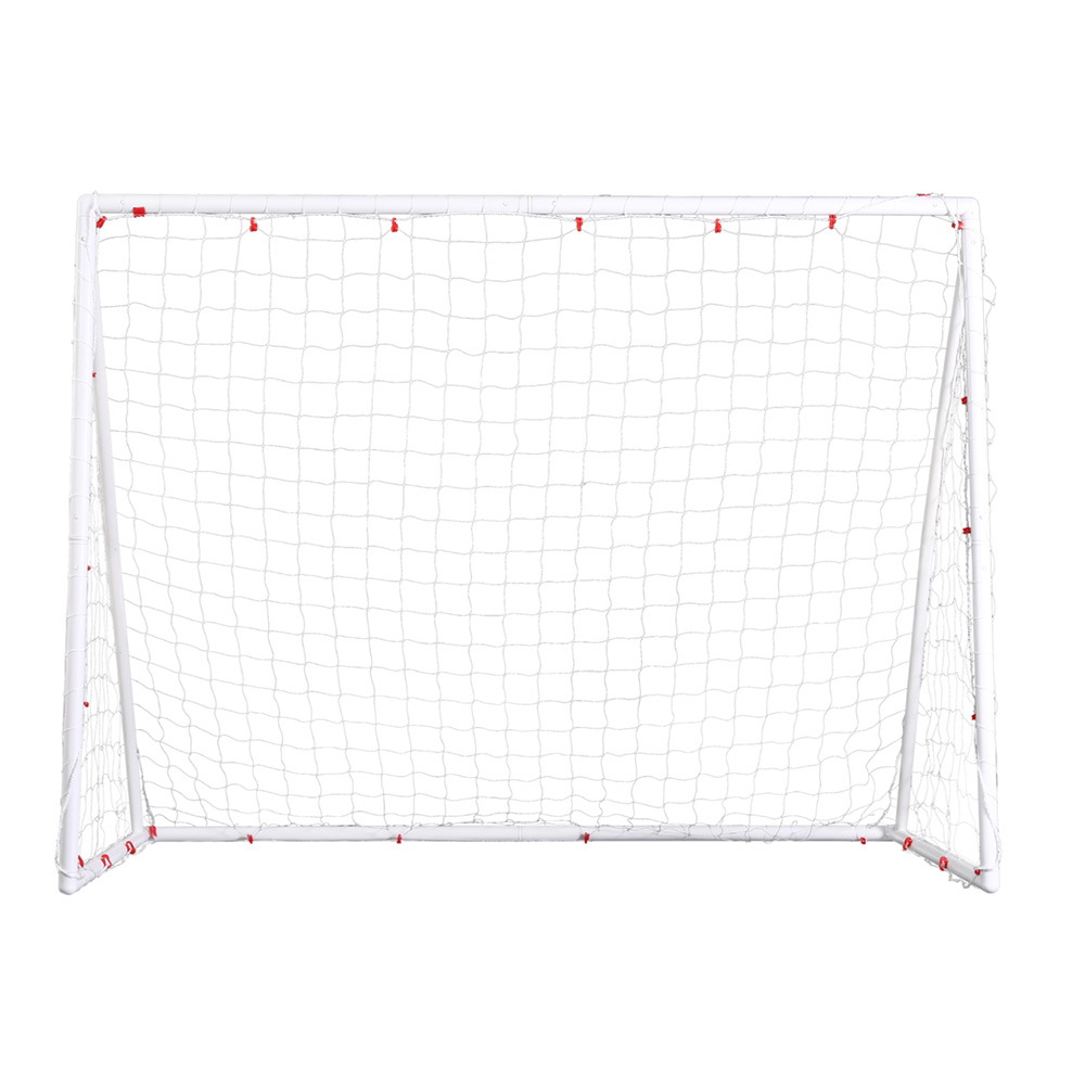 Everfit 8FT Soccer Football Goal Net UPVC Frame with PE Mesh Weatherproof Portable Goals for Backyard Training Competitive Play - Image 3