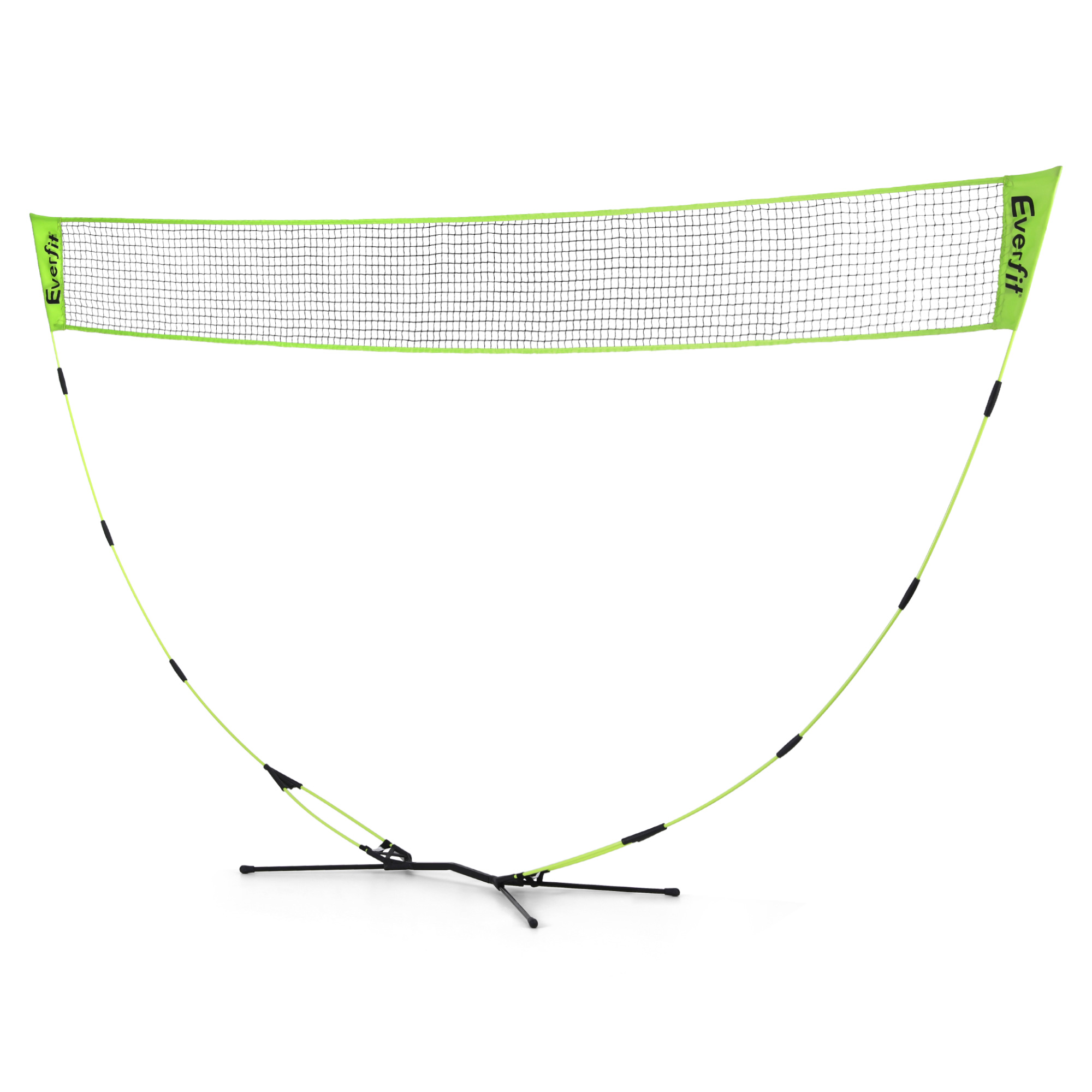 Everfit 3M Badminton Tennis Net Portable Volleyball Kit Yellow - Image 1