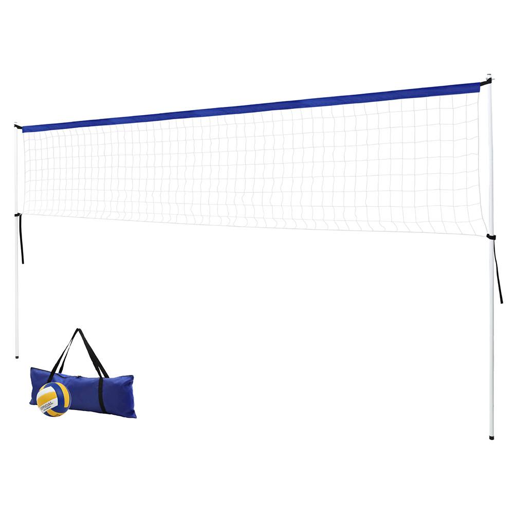 Everfit 6M Portable Volleyball Net Set Adjustable Height Multi-Sport Net with Ball and Bag - Image 1