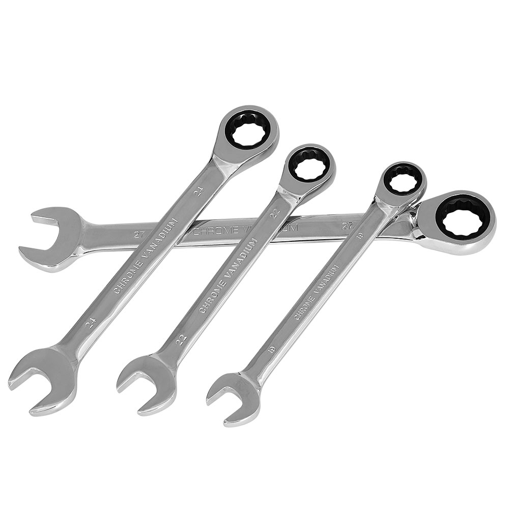 Giantz 17pcs Ratchet Spanner Set Metric 6MM-30MM - Image 3