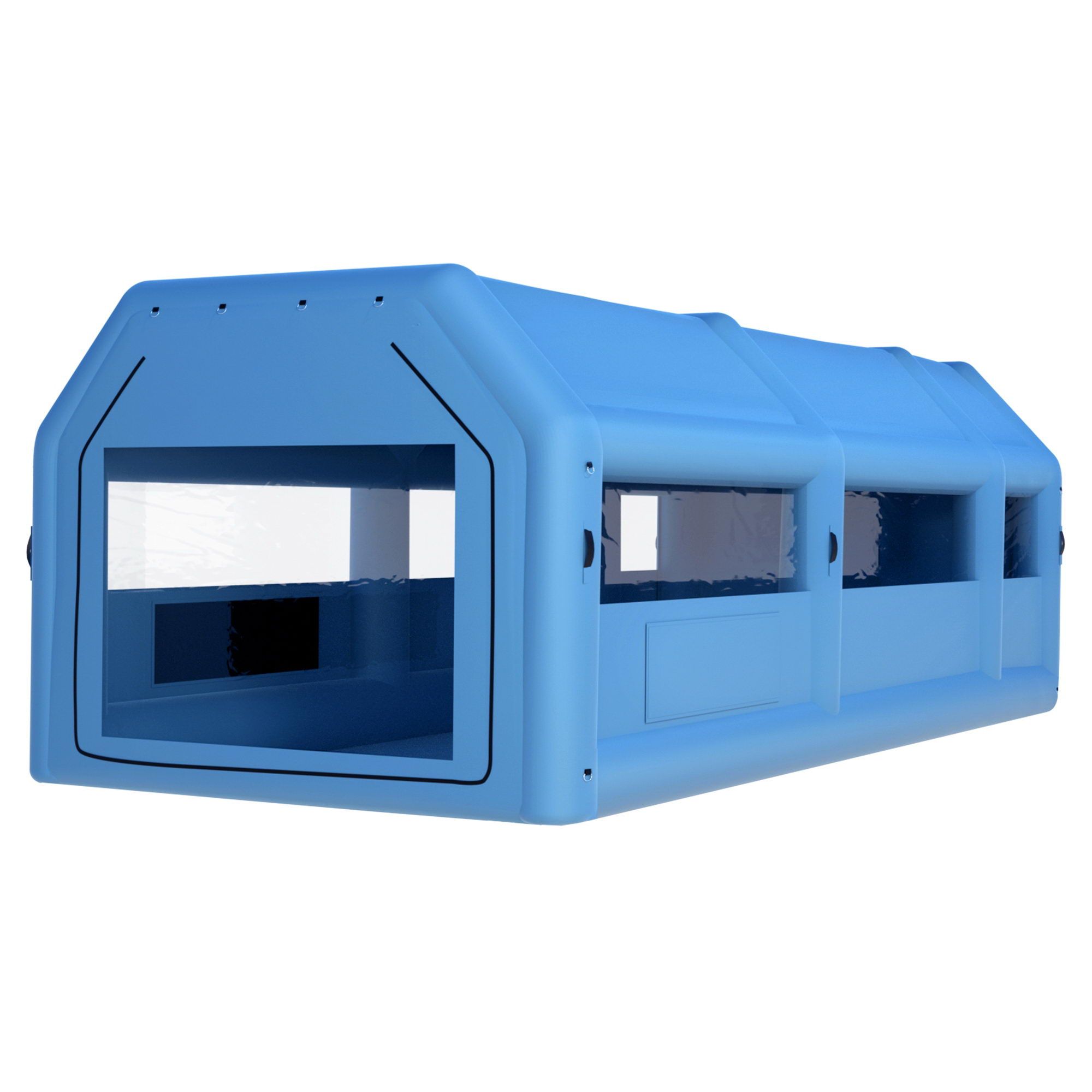 Giantz Inflatable Spray Booth Car Paint Tent 1000X500X350cm 2 Blowers Filter Mobile Garage Workstation - Image 1