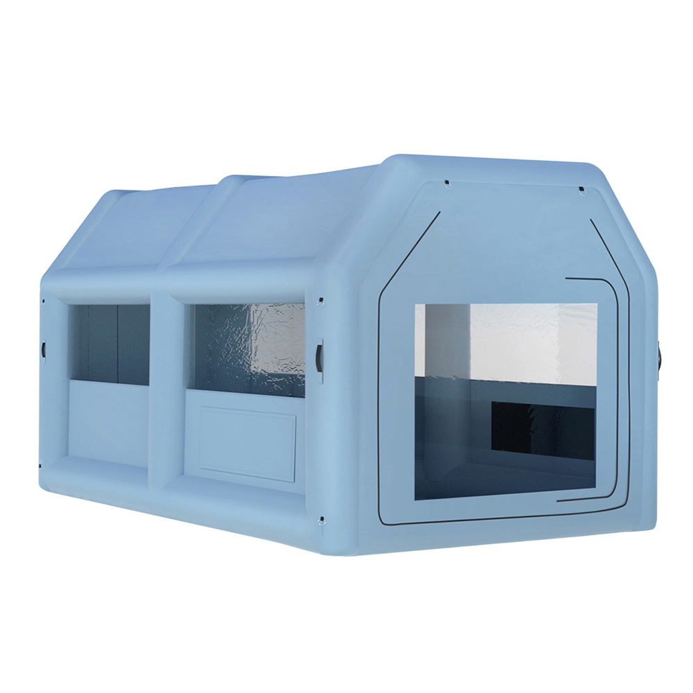 Giantz Inflatable Spray Booth 4X3M Car Paint Tent Filter System Blower - Image 1