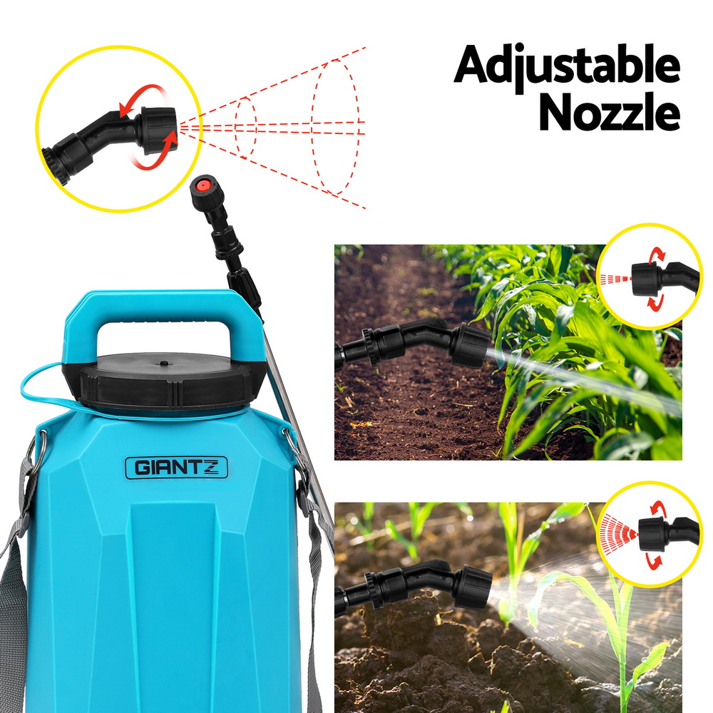 Giantz Weed Sprayer Pressure 8L Shoulder Pesticide - Image 4