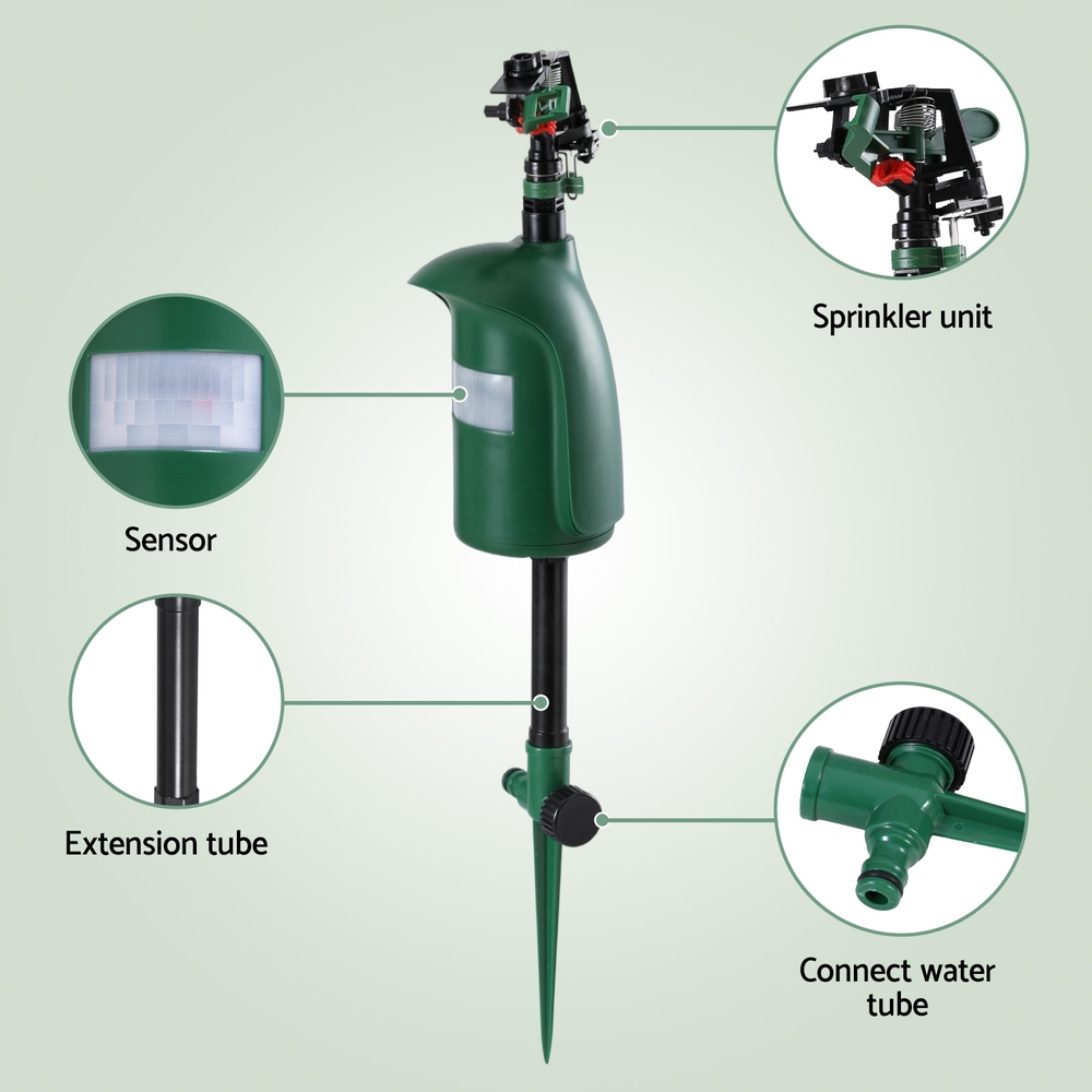 Gardeon Snake Repeller Outdoor Water Sprinkler Animal Deterrent - Image 4