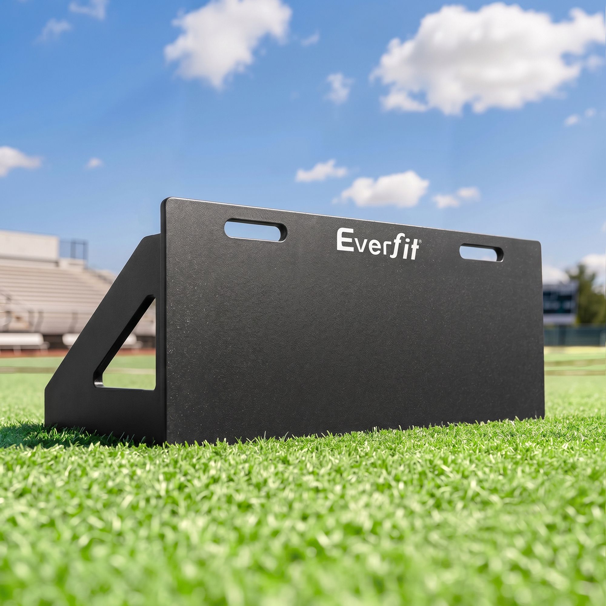 Everfit Soccer Rebounder Board 80cm x 30cm Football Rebound Wall with 2 Angles - Image 1