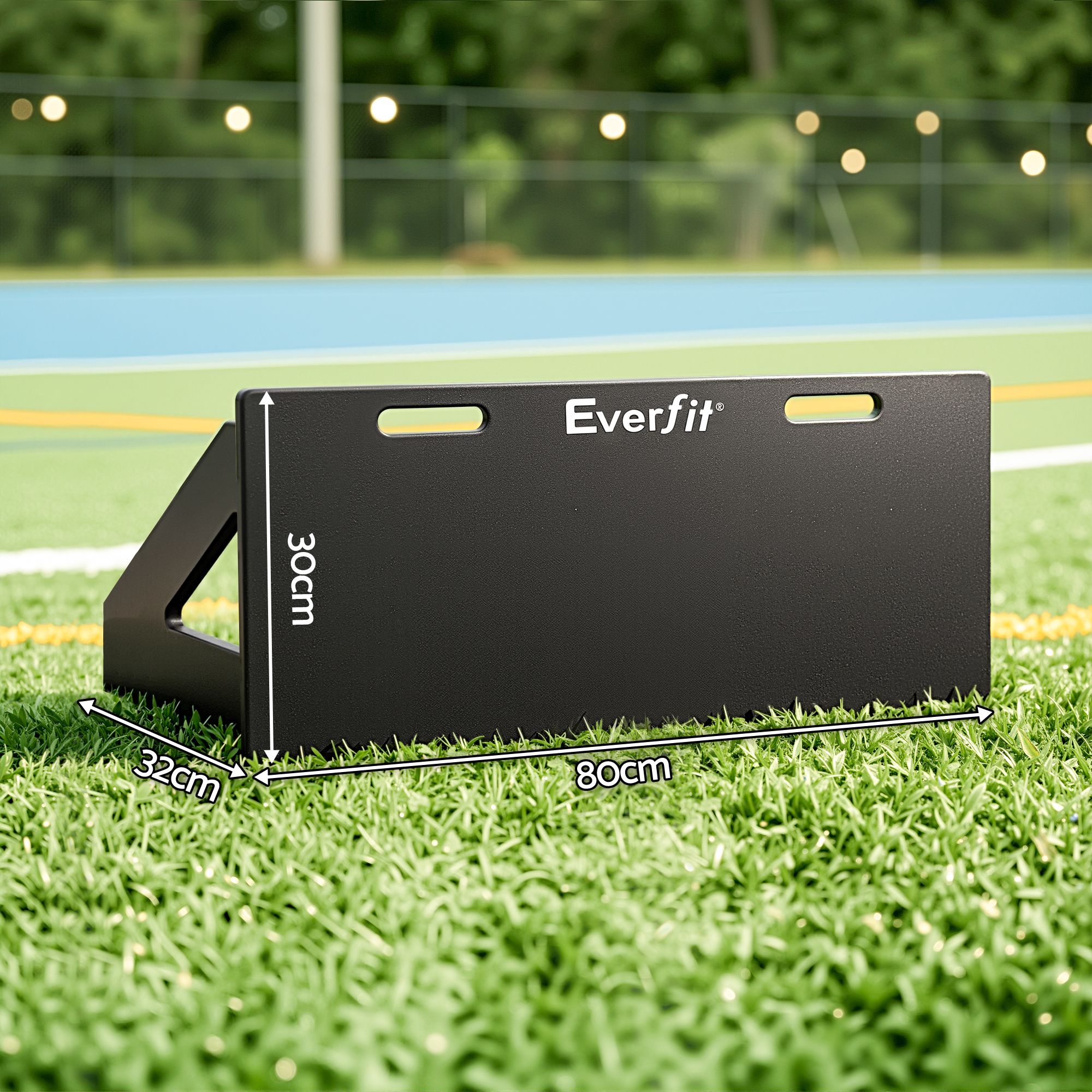 Everfit Soccer Rebounder Board 80cm x 30cm Football Rebound Wall with 2 Angles - Image 3