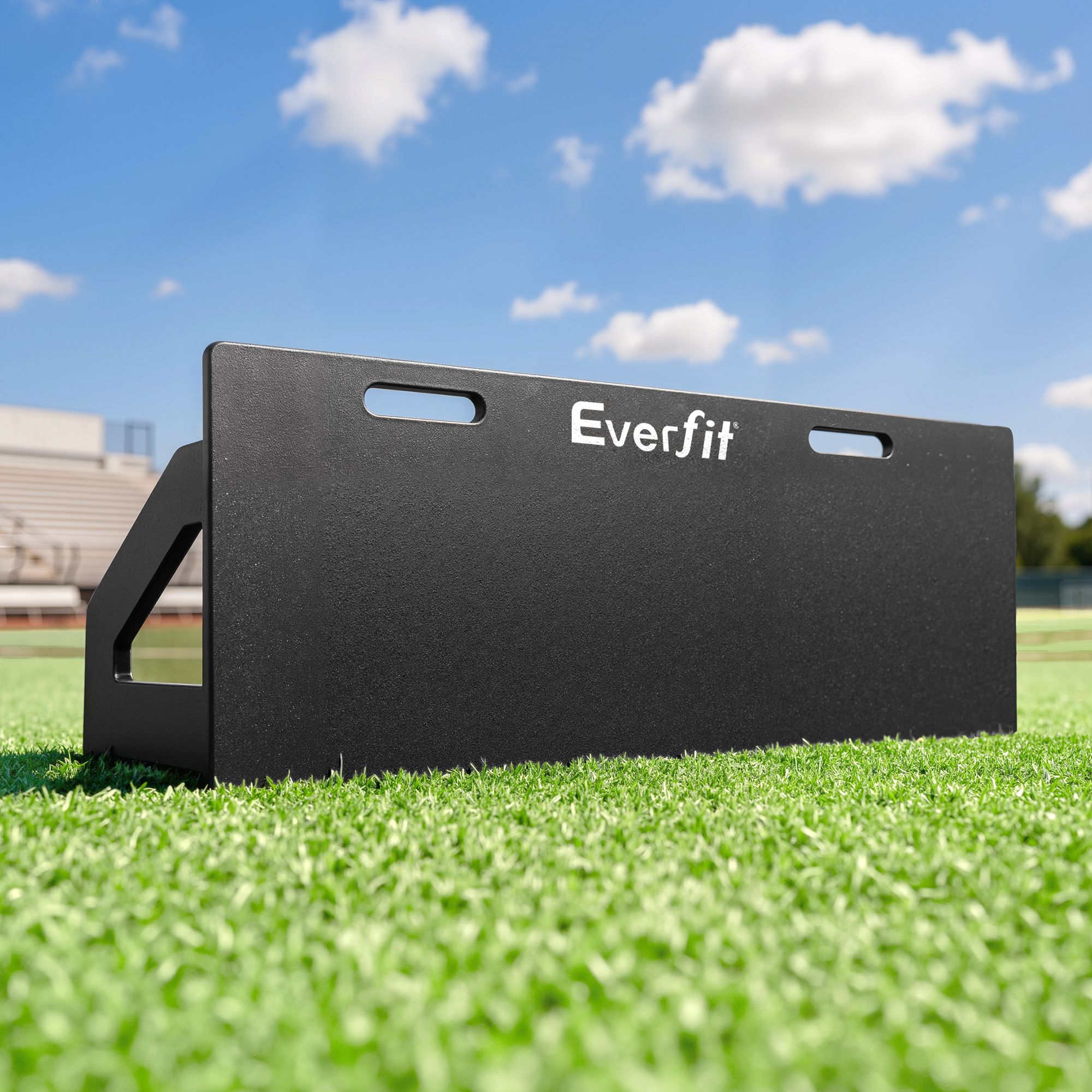 Everfit Soccer Rebounder Board 100x40cm Football Rebound Wall with 2 Angles - Image 1
